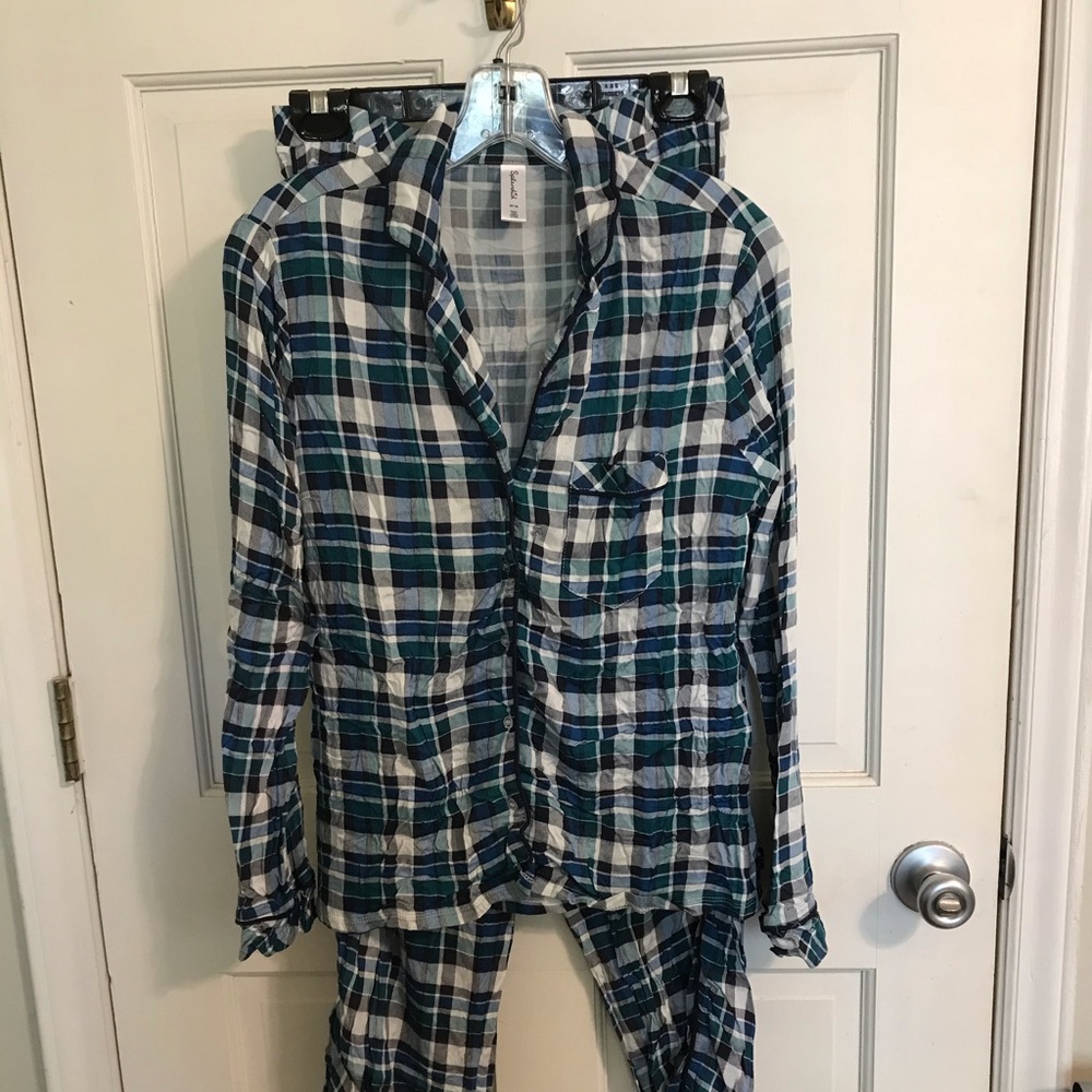 Splendid plaid pajama set.